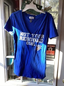 Rinky Womens NBA Oklahoma City Thunder OKC Basketball T Shirt Large Rebound Girl - Picture 1 of 5