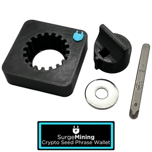 Cripto Billetera Frase Semilla de Almacenamiento en Frío - Kit de Estampillas de Acero Inoxidable Recuperación BTC - Imagen 1 de 1
