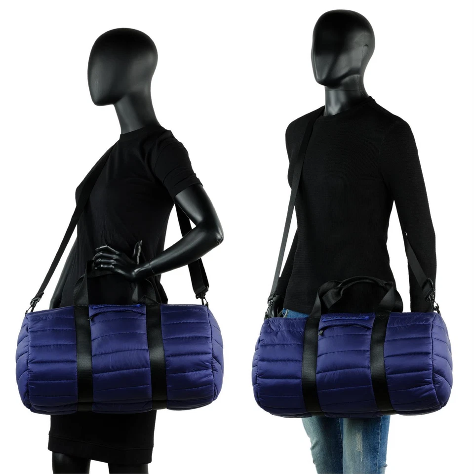 Skechers Bolsa de deporte azul  de nylon bolso de gimnasio colegio - Imagen 1 de 4