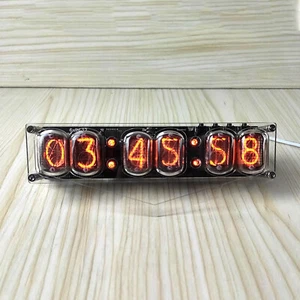 DC5V 6-bit IN-12 Glow Tube Clock IN12 Nixie Clock Base No glow tubes New - Picture 1 of 9