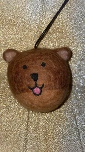 Urban Outfitters Puff Pet Bear/Dog Ornament-$10 MSRP - Picture 1 of 1