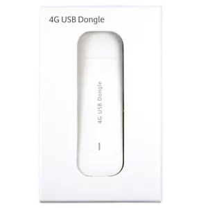 Huawei 4G LTE Usb-Dongle Surfstick bis150 Mbps Bianco 2x Mimo Antenna Raccordo - Foto 1 di 7