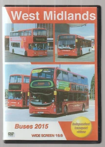 West Midlands Busse 2015 (DVD) Bus DVD ~ unabhängige Transportvideos DVD ~ D254 - Bild 1 von 3