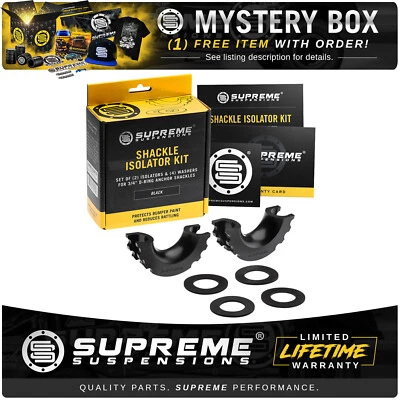 D-Ring Shackle Isolators with Washers for Standard 3/4" Shackles Bumper Protect - Image 1 of 4