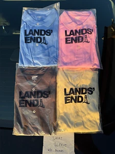 Set of 4 New Lands' End Polo Shirt Men’s Supima Cotton Short Sleeve – Size XL - Picture 1 of 11