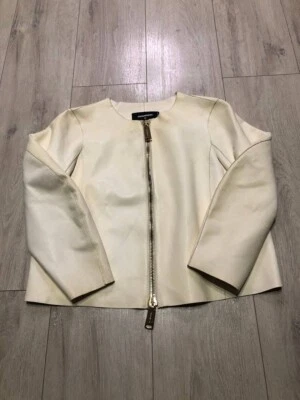 Chaqueta de cuero para mujer DSquared2 talla 40 Foto 1 de 4