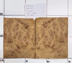 Oak Burr Veneer. 12 sheets @185mm x 140mm x 0.7mm Marquetry ZOK8-3 - Picture 1 of 1