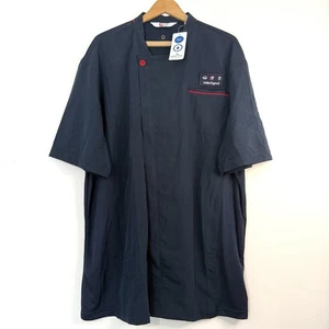 Chick-fil-A Team Style Oobe Chef Coat Uniform Men’s Size XL Navy Blue NWT - READ - Picture 1 of 18