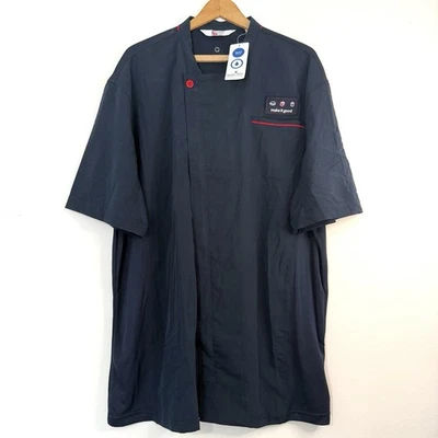 Chick-fil-A Team Style Oobe Chef Coat Uniform Men’s Size XL Navy Blue NWT - READ - Image 1 of 4