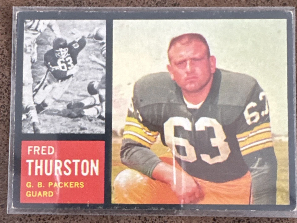 Fuzzy Thurston 1962 Topps #69 RC, Centered, VG - Image 1 of 4