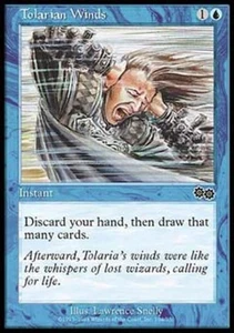 Tolarian Winds - Medium Play MTG Urza's Saga - Picture 1 of 1