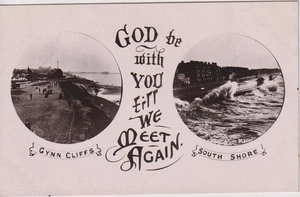 LANCASHIRE - BLACKPOOL - Gynn Cliffs & South Sore "God be with you etc" - Picture 1 of 2