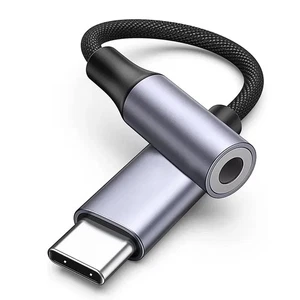 USB C to 3.5mm Jack Adapter Type C to 3.5mm Headphone Aux Digital Audio Adaptor - Picture 1 of 6