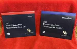 2012 US Mint Set Uncirculated 28 Coins OGP P & D - Picture 1 of 16