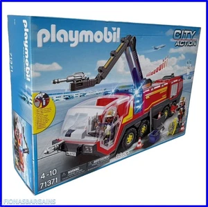 Playmobil 71371 City Action Flughafen Feuerwehrauto 88 Teile Alter 4 - 10 NEU & VERSIEGELT - Bild 1 von 4