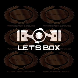 Lets Box Funny Decal Sticker For Subaru Boxer Engine Motor - Picture 1 of 1