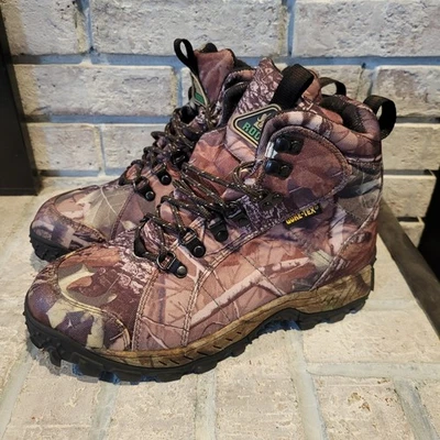 Rocky Outdoor Wear Hightop Boots Gore-tex Bruin Mens Size 9 Camo 1708  - Image 1 of 4