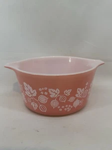 Cinderella Pink Gooseberry PYREX 473 1qt Quart Casserole Dish - Picture 1 of 5