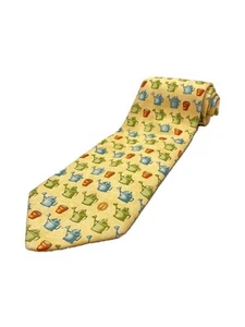 dunhill tie silk YLW men's - Picture 1 of 5