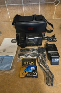 Sharp Viewcam VL-E34U HI8 Camcorder LCD w Bag & All Accessories Bundle - Picture 1 of 5