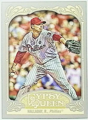 2012 TOPPS GYPSY QUEEN #10 ROY HALLADAY BASE CARD NM-MT+ - Image 1 of 2