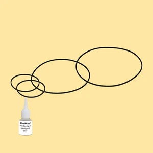 Riemen Öl = Kit 5 für Aiwa NSX-AV 80 Tape Deck Compact System - Picture 1 of 5