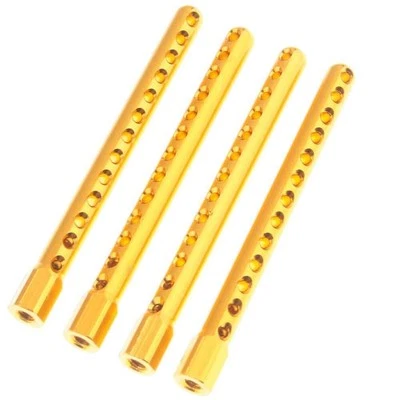 4PCS R/C 102237 AL. Gold Body Post For Redcat 1/10 Electric 94103 Lightning EPX - Image 1 of 4