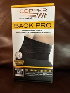 CopperFit Back Pro Kompressions- & Stützgürtel mit verstellbaren Trägern Unisex (neu) - Bild 1 von 7