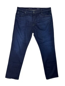 Adriano Goldschmied AG Everett Slim Straight Dark Wash Jeans Zip Fly Herren 40x32 - Bild 1 von 11