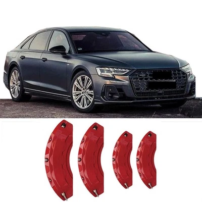 Cubiertas de pinza de freno de coche de aluminio personalizado 4 piezas para accesorios Audi A8 Foto 1 de 4