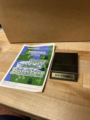 B-17 Bomber (Intellivision, 1979) Cartridge with Instruction Manual. Not Tested - Image 1 of 4