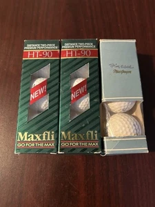2 Pkg - HT90 Golfbälle & 1 Pkg Finesse Golfbälle Neu Vintage Siehe Fotos - Bild 1 von 3