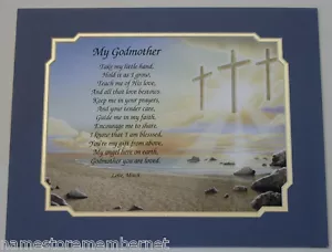 MY GODMOTHER Personalized Poem GIFT  The PERFECT Gift for ANY Occasion.. - Picture 1 of 1