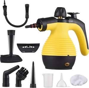 Pulitore a Vapore Portatile, 350ML Vaporizzatore Portatile Con 9 Accessori per - Foto 1 di 12