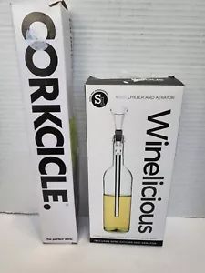 Corkcicle Wine Chiller & Winelicious Wine Chiller And Aerator - Picture 1 of 6