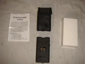 10 MILLION VOLT 800 SERIES POLICE RECHARGEABLE STUN GUN W LED FLASHLIGHT & CASE! - Picture 1 of 12
