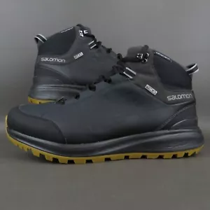 Zapatos Salomon - 2018 Kaipo CS Impermeable 2 Botas de Nieve - Talla 11.5 Para Hombre - Negro Gris - Imagen 1 de 14