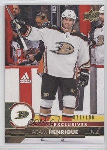 2017-18 SP Authentic Upper Deck Update Exclusives /100 Adam Henrique #505