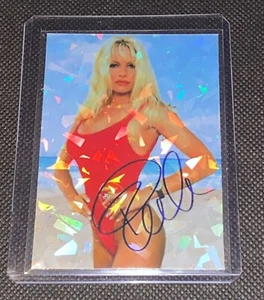 Pamela Anderson Sexy Baywatch Refractor Holographic Trading Card custom - Picture 1 of 3
