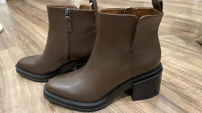 Franco Sarto Dalden Umber Botines Cuero Marrón 5.5 Foto 1 de 4