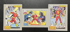 1991 DC Comics Shazam! 3 Comic Cards lot - Picture 1 of 2