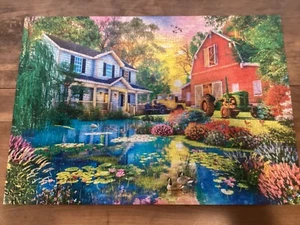 COMPLETO 500 pezzi puzzle vita di campagna (vecchia fattoria di campagna) - Foto 1 di 4