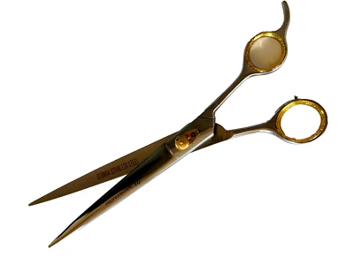 Professional 10" Size GERMAN Barber Hair Cutting Grooming Shears Trim STRAIGHT - Image 1 of 4