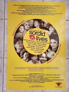 Sordid Lives poster film originale 1 lato - Leslie Jordan - 27 x 40 - Foto 1 di 3