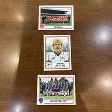 Panini UK Stickers Football 84 Arsenal, Leicester, Kilcline MINT