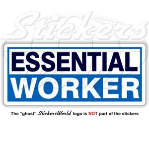 ESSENTIAL WORKER Sticker 155mm Virus Support - Picture 1 of 1