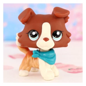 Mini Pet Shop LPS Red Collie perro 1542 juguete para niños LPS coleccionable mascota bobble - Imagen 1 de 6