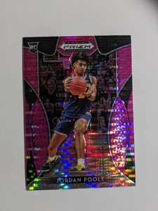 2019 Panini Prizm Draft Picks PURPLE DISCO Jordan Poole #92 Michigan - Picture 1 of 2
