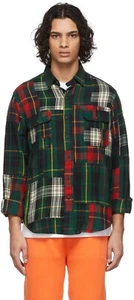 Polo Ralph Lauren Patchwork Flannel Cotton Shirt ( M ) - Picture 1 of 5