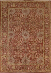 Floral Oushak Turkish Traditional Area Rug 8x10 Hand-knotted for Living Room - Picture 1 of 12